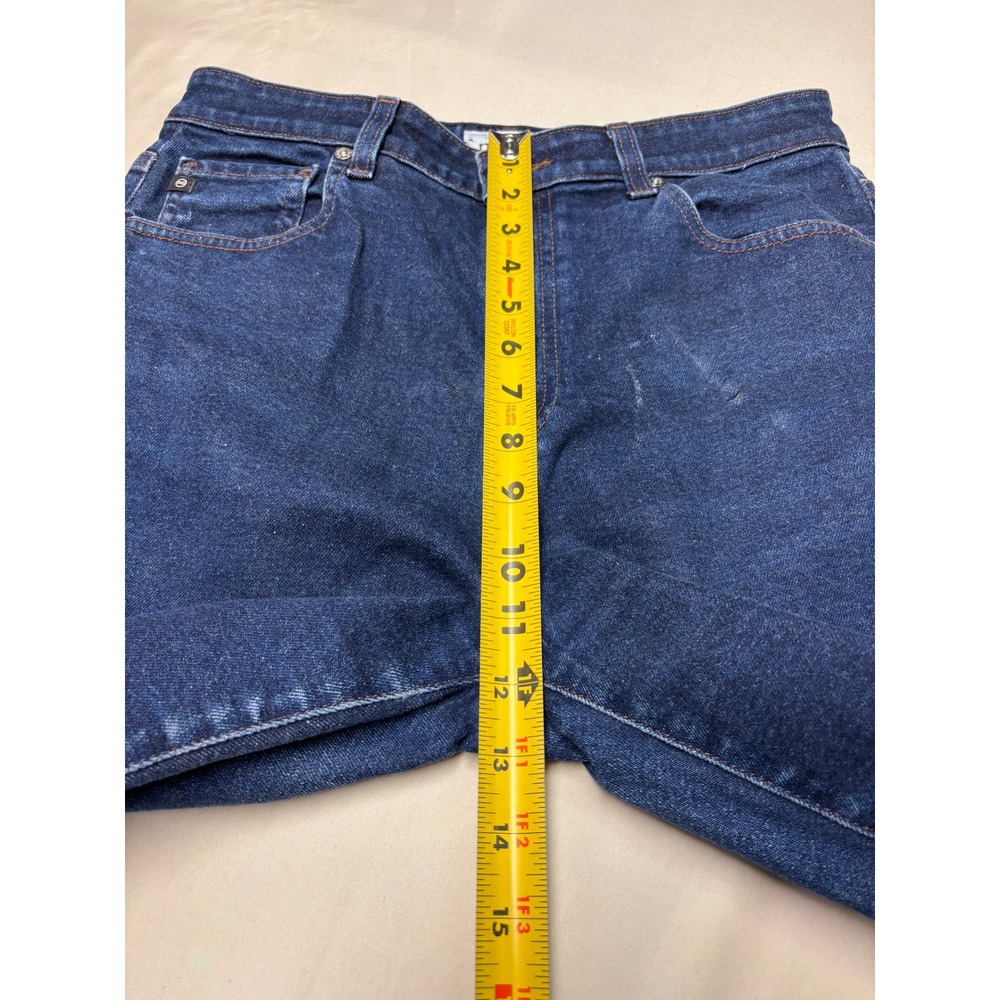 AG Adriano Goldschmied x EmRata Wide Leg Jeans Indigo Blue Womens 29X32 PW30063 - Picture 8 of 12